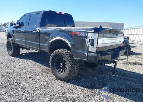 2021 Ford F-250 Platinum from USA, damaged, VIN 1FT7W2BT9MEC02201